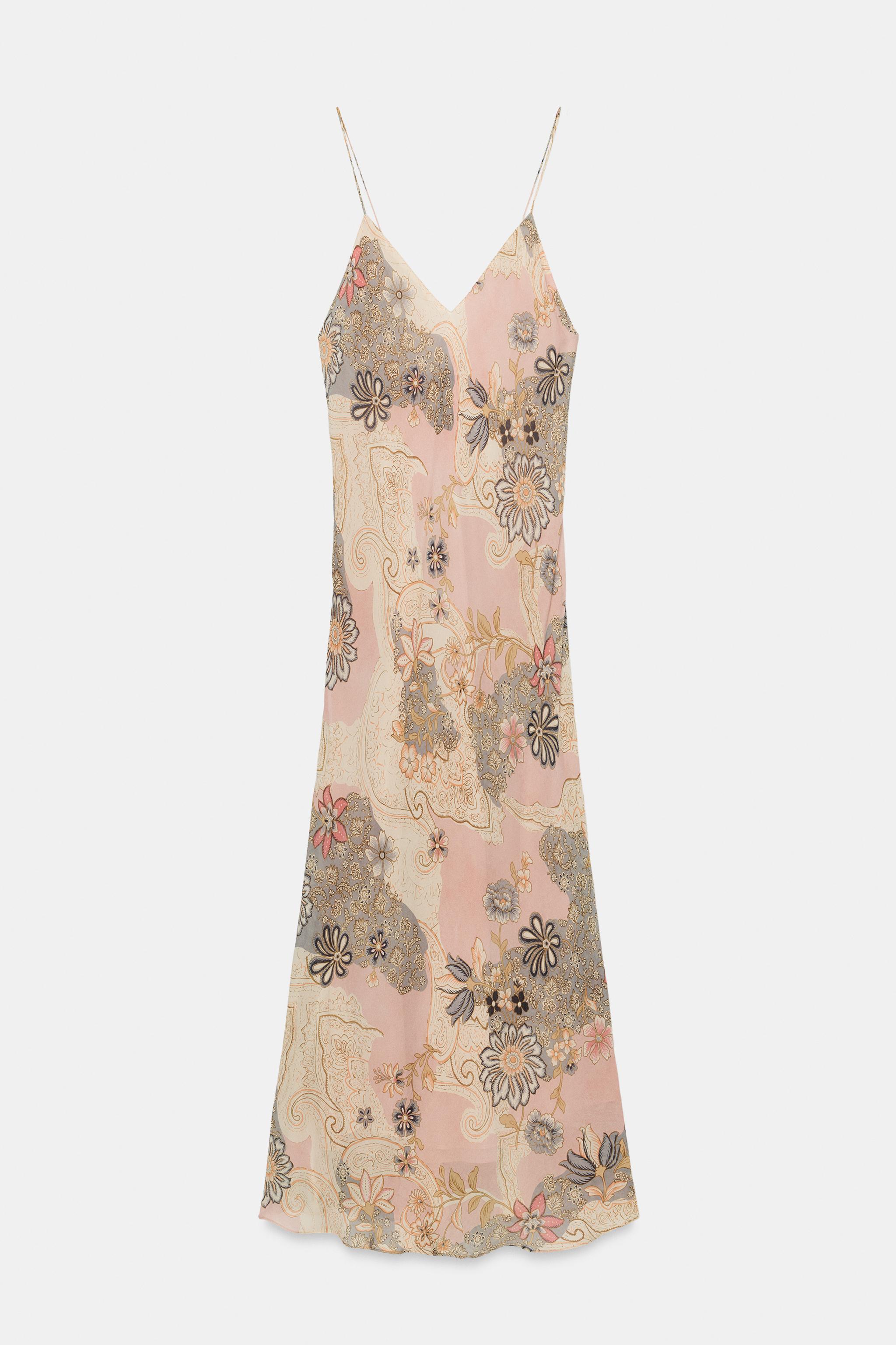 ZW COLLECTION PRINTED SLIP DRESS